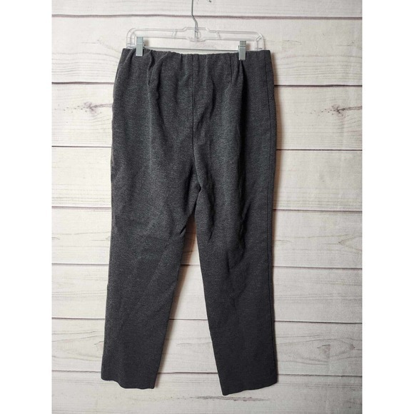 J.Jill Women's Ponte Knit Pull On Slim Leg Gray Pant Size M - Picture 2 of 7